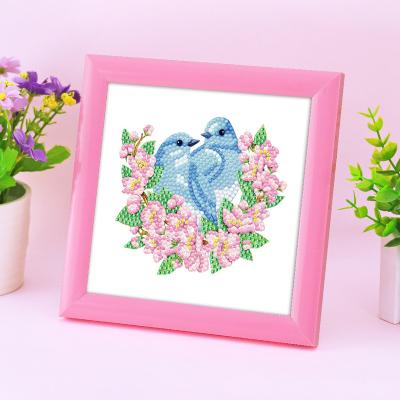 China New Classic/Postmodern Crystal Rhinestone Diamond Embroidery DIY Diamond Painting Cartoon Animal Dog Shark Elephant For Kids Kids Beginners Gifts USA for sale