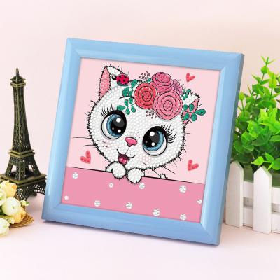 China New Classic/Postmodern Diamond Painting by number kits for kids Owl Crystal Rhinestone Diamond Embroidery Paintings animal outlines arts for kids U for sale