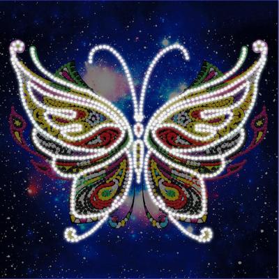 China New Classic/Postmodern Glowing Butterfly Mandala Picture Glowing Home Decor Diamond Embroidery Special Shaped Drill from Diamond Painting Kit Craft Diy for sale