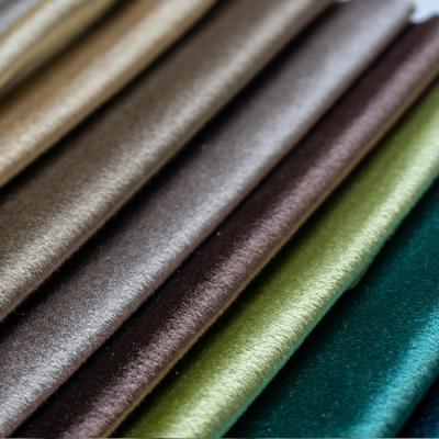 China Water Resistant 100% Polyester Italian Velvet Knitting Fabric For Upholstery Curtain Sofa for sale