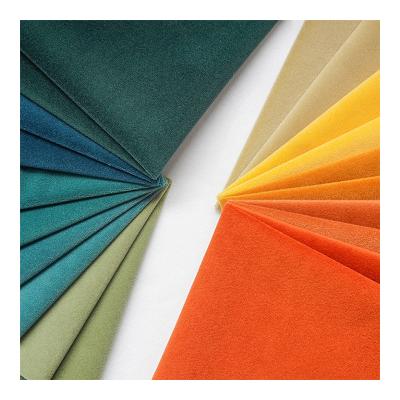 China 100% Polyester 300GSM Mosha Velvet Velvet Fabric Sofa Pillow Matte Single Curtain Soft 100% Matte Jewelry Box for sale