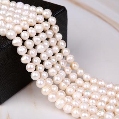 China Fashional Souvenir Gifts White Loose Natural Pearl Prices Round Screw Pearl 9-11mm Freshwater Loose Pearl For Jewelry Necklace for sale