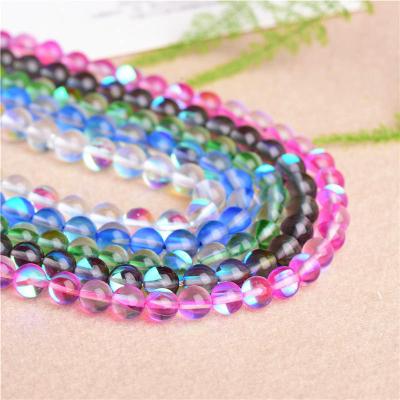 China Fashional Keepsake Crystal Beads Faceted Rainbow Glass Loose Bead Gifts For Diy Earring Bracelet Necklace Jewelry Making for sale