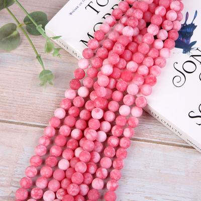 China Fashional Souvenir Gifts 6 Natural 8 10mm Stone Beads Matte Lava Tiger Eye Red Black Loose Stone Beads For Jewelry Making Diy Bracelet Necklace for sale