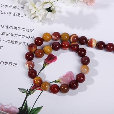 China Fashional Souvenir Gifts Wholesale Natural Egg Yolk Loose Beads Colorful Stone Gemstone Beads Jewelry Making for sale