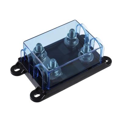 China Fire Retardant Nylon Housed  Fuse Holder 2 Way Mega Automotive Bolt On Down ANM-B2 for sale