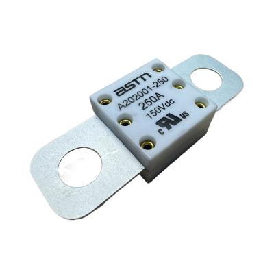 China A202001 Serie de alta corriente para automóviles Cerrojo en fusible 100A 150A 200A 250A 300A 350A 150VDC 400A 500A 125VDC en venta