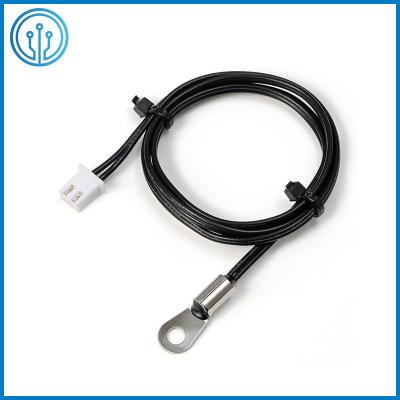 China Ring Lug 10K 3950 Power NTC Thermistor 125deg Surface Temperature Sensor for sale