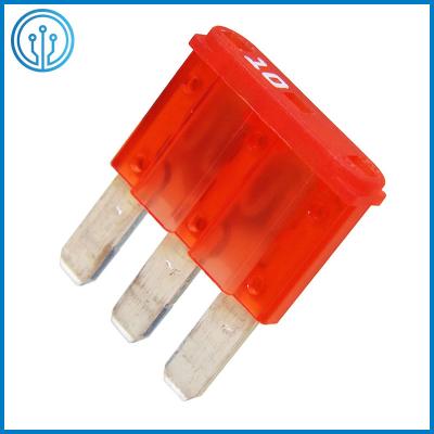 China 15a Car BFSL-3 Three Termianl PA66 Auto Blade Fuses Breaking Capacity for sale