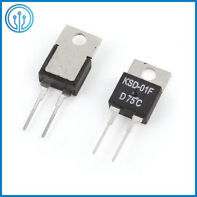 China JUC 31F 120VAC Bimetallic Thermal Switch Bimetal Thermostat Temperature Control 35C for sale