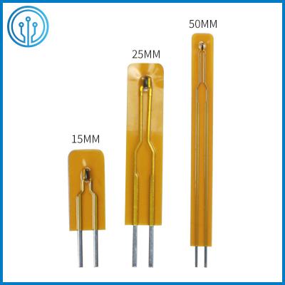 중국 10K 저프로파일 폴리이미드 캡슐화 박막 NTC 서미스터 50mm 길이 판매용