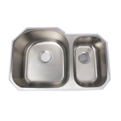 China Without Faucet Undermount Double Bowl Kitchen Sink for sale