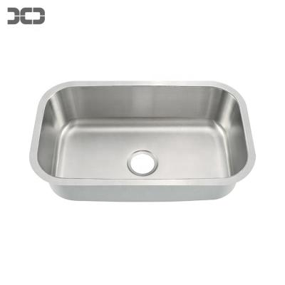 China Without Faucet China Suppliers cUPC 304 Stainless Steel Kitchen Sink Basin Single Bowl Kitchen Sinks 7646 for sale