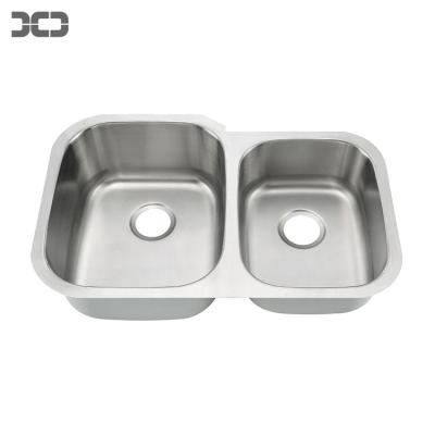 China Without Faucet cUPC Pull Down Manufacturer 60/40 Stainless Steel Double Sink Undermount Double Bowl Kitchen Sinks for sale