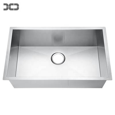 China Kitchen Faucet 30 Inch 3018 Inch Undermount Sink Single Bowl Stainless Steel Tight Handmade Sink for sale