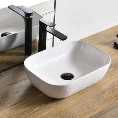 China Modern Modern cUPC Table Top Bathroom Sink White Ceramic Wash Basin for sale