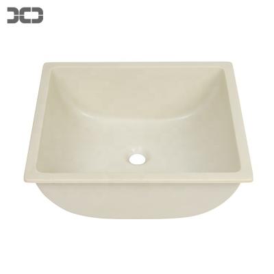 China cUPC Modern White Quartz Lavatory Sink Basin Bathroom Vanity Compound Bathroom Sinks for sale