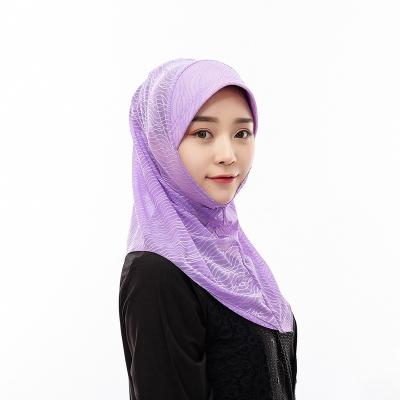 China Other dropshipping/the islamic women's dress light muslim dresser scarf gauze jacquard pullover spot wholesale/OEM for sale