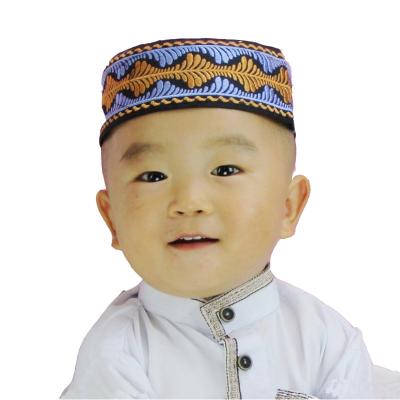 China Dropshipping character of A/Spot wholesale/OEM spot wholesale Muslim children's worship hat Islamic boy's church service hat for sale