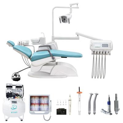 China Light Dental Regional Treatment Scaler Handpiece Turbine Set Oral Professional Dental Equipments Dental Camera Air Compressor Chair Unit for sale