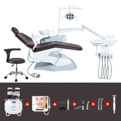 China 2021 Hot Selling Full Set Dental Equipment Dental Chair Dental Unit Regional for sale