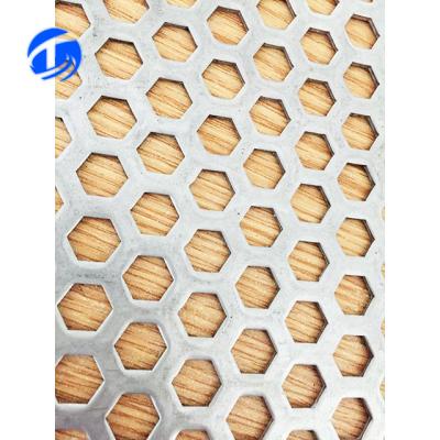 China Perforated Metal Roof Sheet Honeycomb Perforated Steel Plate Perforated Metal Mesh for sale