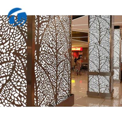 China Perforated fence of beautiful decorative perforated sheet metal panels for sale