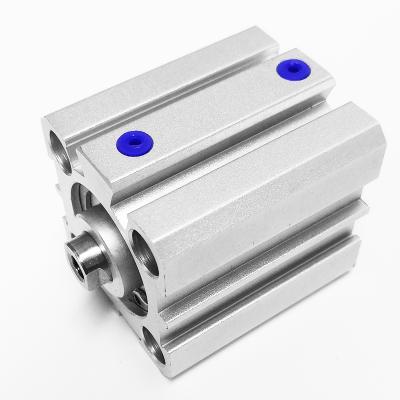 China Garment Shops SDA20X10 SDA20X20 SDA20X25 SDA20X30 SDA20X40 SDA20X50 SDA20X60Thin Standard Air Piston Compact Type Pneumatic Cylinder for sale