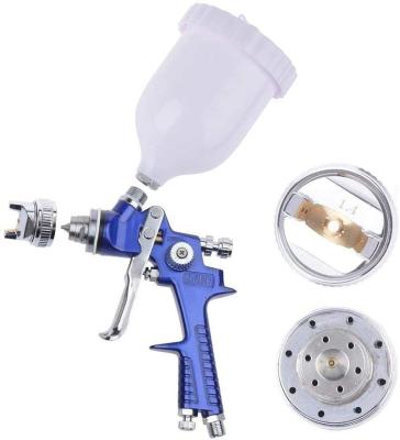 China Coat/Varnish 2Pcs HVLP Kit Automotive Painting Primer Set Air Gravity Spray Gun - 1.0mm & 1.4mm Nozzle for sale