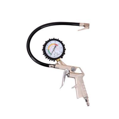 China GEYE Emergency Light Dial Tire Inflator Gauge TG-1 Hose 220 PSI Air Gun Chuck Pneumatic Style for sale