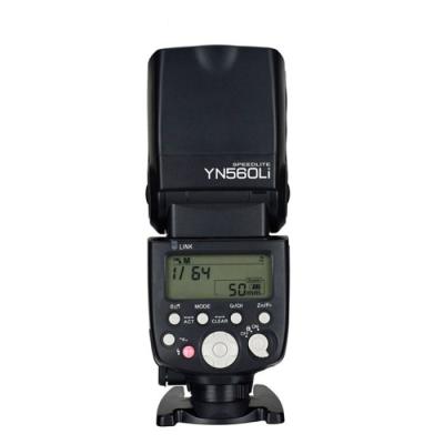 China Wireless remote control YONGNUO Camera Flash Speedlight  YN560Li  with 2pcs 18650 battery  for Canon Nikon Sony Fuji for sale