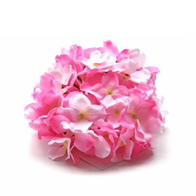 China Beautiful artificial hydrangea flower heads for wedding party home decorations for sale