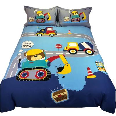 China Wholesale popular cartoon boys cotton sheets bed duvet cover 3pcs 4pcs folded popular hometextile set for sale