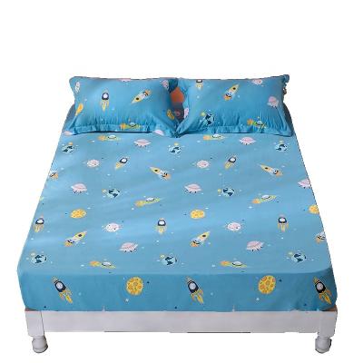 China Fitted Single Sheets Cotton Double Fitted Modern Children Fitted Adult Printed Fitted Sheet for sale