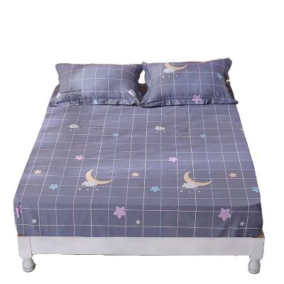 China Plain Sheet Cotton Fitted Bedspread On Bed Mattress Cover Twin Queen King Wholesale for sale