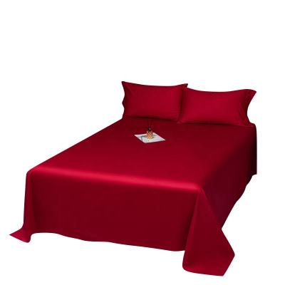 China Wholesale TWILL bed sheet luxury linen linen sheets red for sale