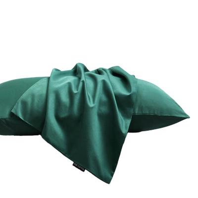 China Anti-static Luxury Green Cotton Pillow Cases Wholesale High Quality for sale