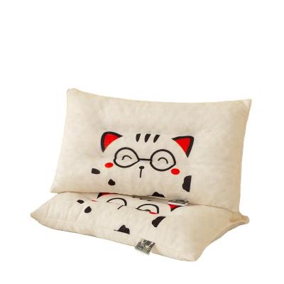 China Latex Particle Anti-static Pillow For Children 30*50 40*60cm Lovely Cartoon Cat Wholesale Kids Neck Pillow for sale