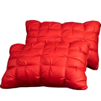 China Wholesale Yellow Hilton Hotel Sleeping Throw Pillows Luxury Colorful Square Shipping Anti Dust Mites Drop Modern for sale