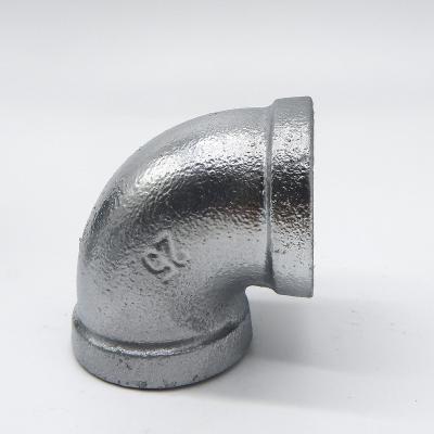 China Fire Fighting  Fire Fighting Water System Galvanized 90 Degree Elbow Carbon Steel Pipe Fittings Malleable Iron Pipe Fittings for sale