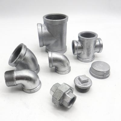 China Fire Fighting  Manufacturer Directly Supply Dip Hot Cast Iron Galvanised Malleable Gi Pipe Fitting 90 Degre Elbow for sale