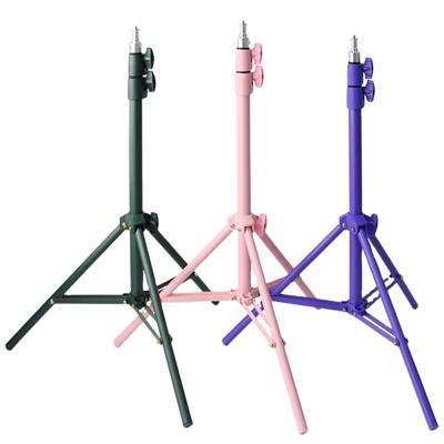 China New factory direct sale 1.4m camera tripod ring light stand phone flexible portable aluminum tripod photography PORTABLE new hot sales for sale