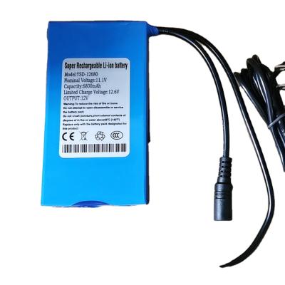 China Rechargeable Toys 12V 6800mah Li-ion Battery For LED Strips CCTV Camera LED Panel High Quality for sale