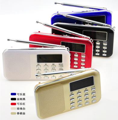 China L-218 Portable Mini USB Digital fm Speaker Support tf radio card, USB flash drive with high quality mp3 player gift promotion for sale