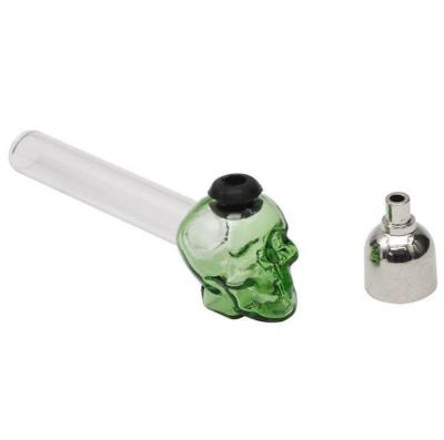 China Glass Tobacco Pipe Mini Creative Mix Color Glass Crystal Smoking Pipes Tobacco Pipe for sale