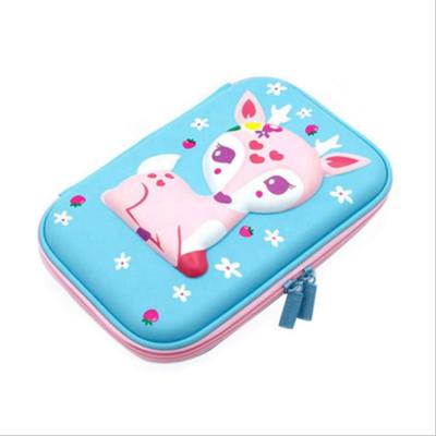 China Hot Selling Shockproof EVA Smiggle Pencil Case Fashion Personalized 3d Printed Large Capacity For Kid for sale