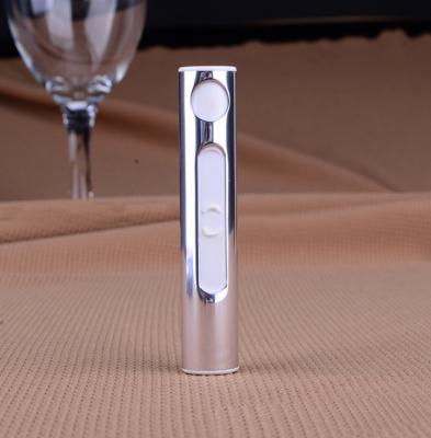 China Metal Lighter Electric Lighter USB Rechargeable Flameless Windproof Lighter for sale