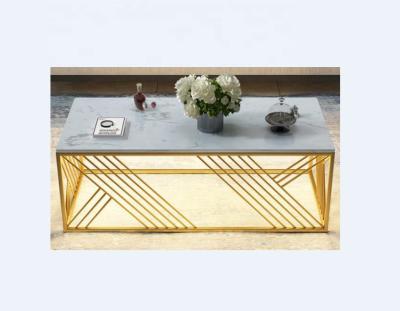 China (Size) Foshan factory living room coffee table stainless steel adjustable tea table for sale