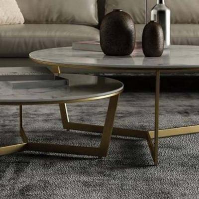 China (Size) Foshan factory living room coffee table stainless steel adjustable tea table for sale