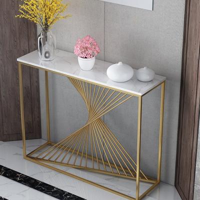 China (Size) adjustable silver stainless steel console table sofa table with good price XG004 for sale